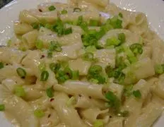 Garlic Parmesan Cream Sauce Over Pasta