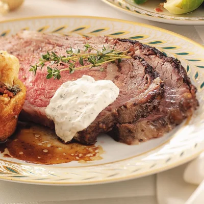 Garlic Prime Rib Roast