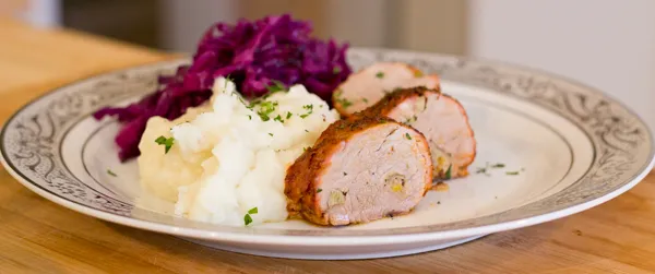 Garlic Stuffed Pork Loin