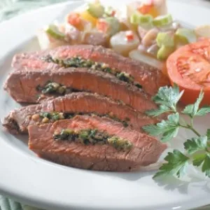 Garlic Stuffed Sirloin