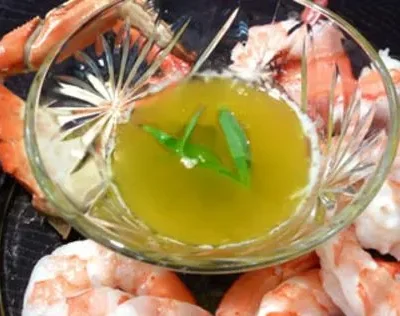 Garlic Tarragon Butter Sauce For Crab Leg Dipping