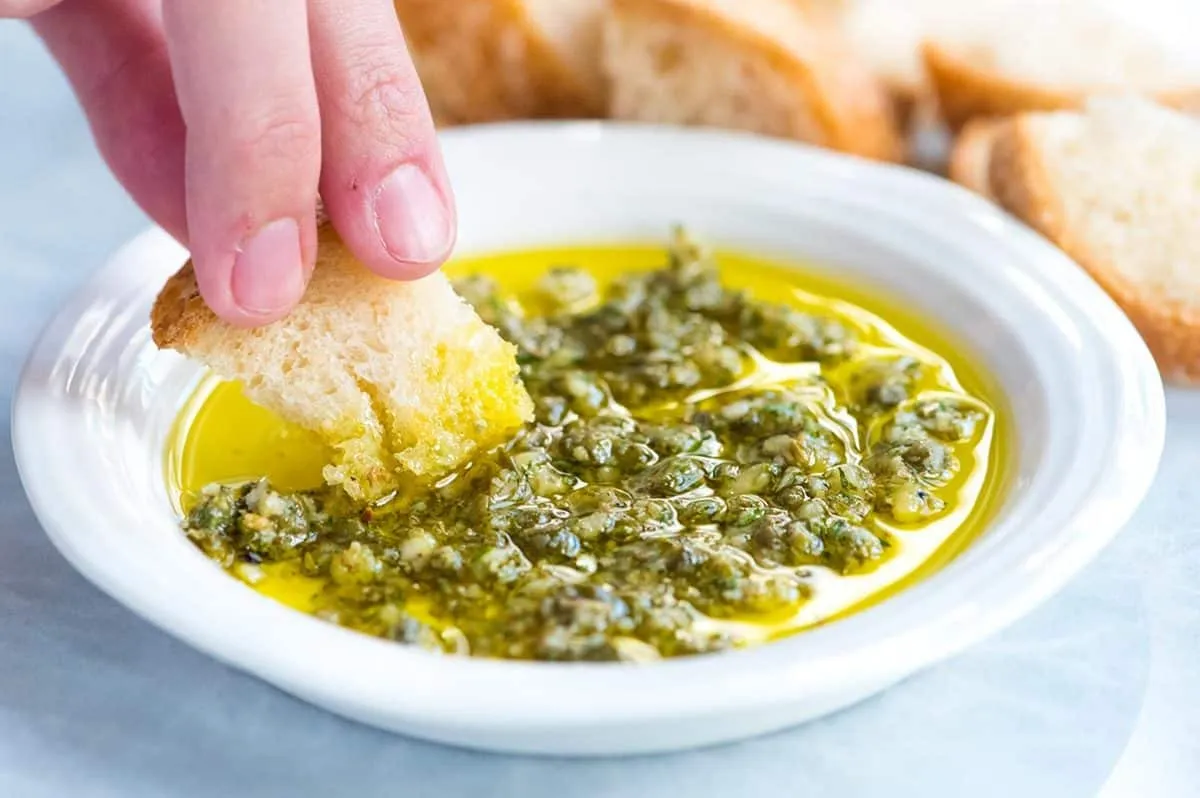 Garlicky Parmesan Bread Dip