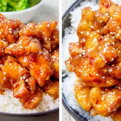 General Tsos Chicken With Rice
