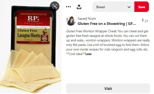 Gf Won Ton Wrappers