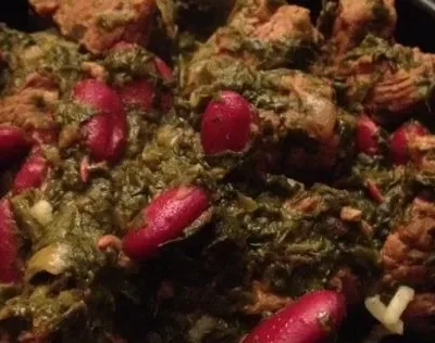 Ghormeh Sabzi - Persian Green Stew