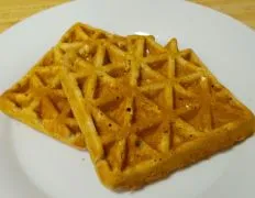 Gingery Banana Waffles