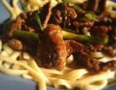 Glazed Mongolian Beef