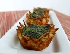Goat Cheese And Spinach Hashbrown Delight