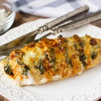 Goat Cheese And Spinach Stuffed Chicken Breasts Recipe
