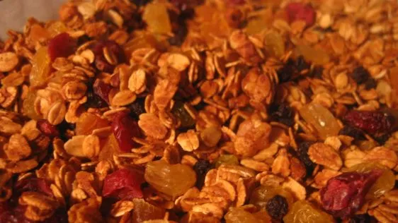 Golden Sunrise Homemade Granola Recipe