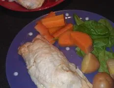 Greek Chicken And Feta Phyllo Bundles