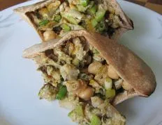 Greek Chickpea &Amp; Tuna Pitas