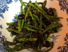 Greek Olive And Asparagus Saute