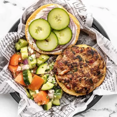 Greek Style Turkey Burgers