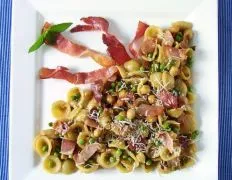 Green And Gold Peas With Pasta