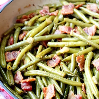 Green Beans With Bacon And Onions