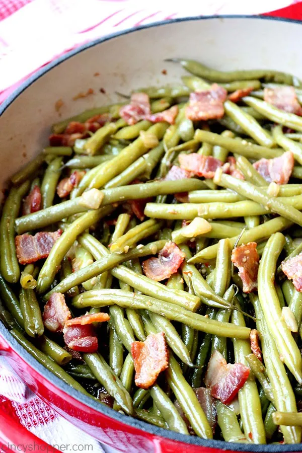 Green Beans With Bacon And Onions