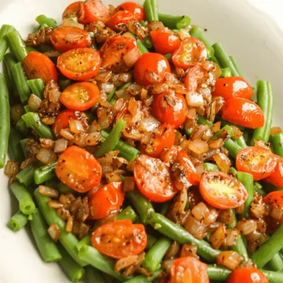 Green Beans With Caramelized Onions