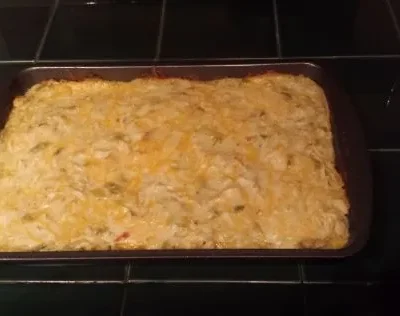 Green Chile Chicken Enchilada