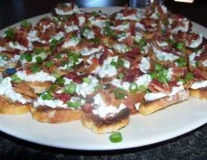 Green Onion And Bacon Crostini