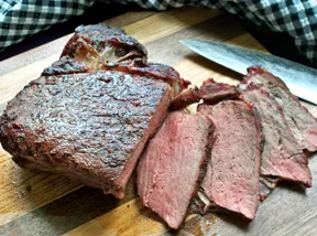 Grilled Bottom Round Roast