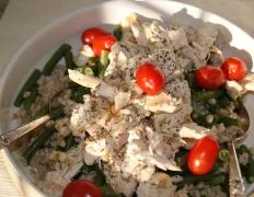 Grilled Chicken Barley Salad