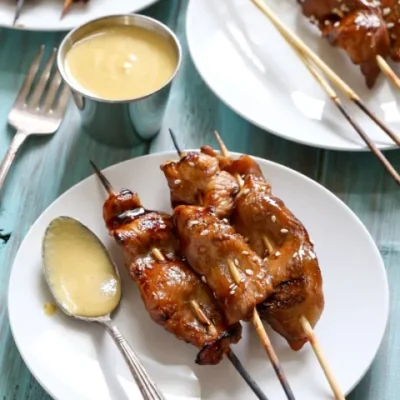 Grilled Chicken Teriyaki Skewers