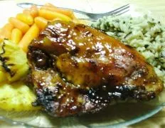 Grilled Chicken With Curry Glaze