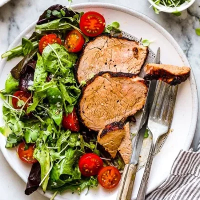 Grilled Cumin Spiced Pork Tenderloin