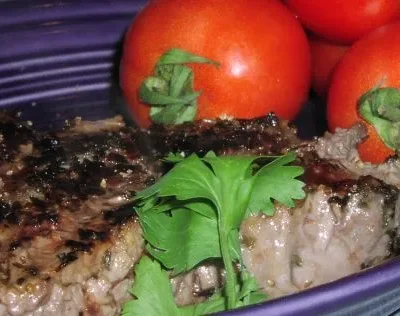 Grilled Fillet Steak With Herbs