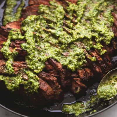 Grilled Flank Steak With Chimichurri