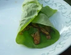 Grilled Hoisin Chicken In Lettuce Cups