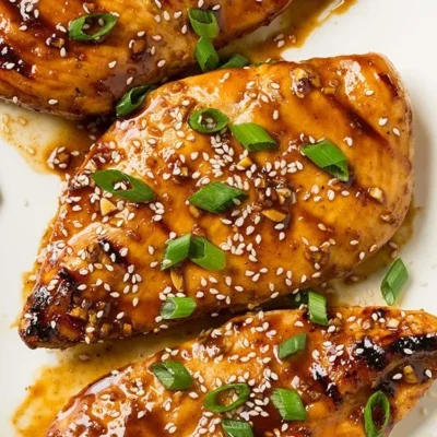 Grilled Hoisin Chicken With Mai Fun