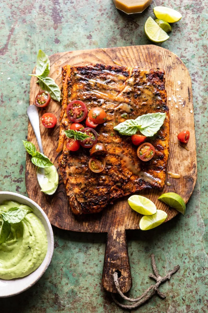Grilled Honey Mustard Salmon