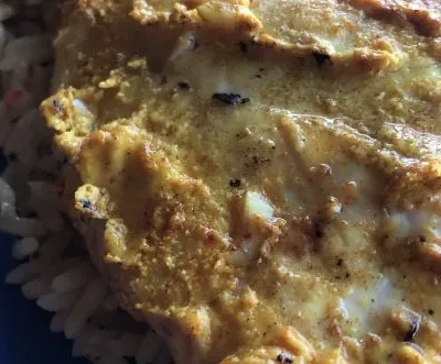 Grilled Indian- Style Curry Yogurt Chicken