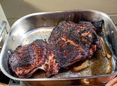 Grilled Leg Of Lamb With Garlic And Rosemary