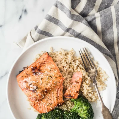Grilled Orange And Bourbon Salmon