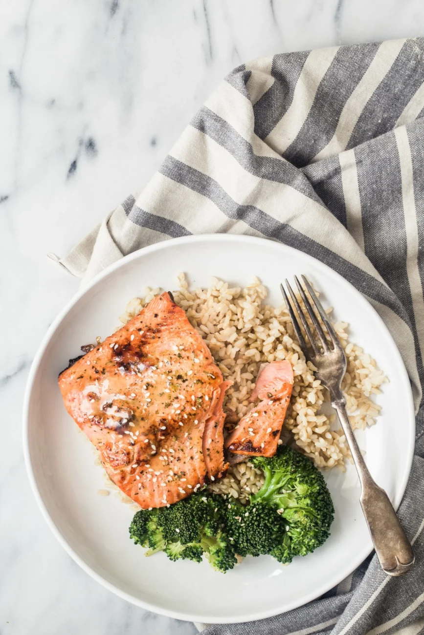 Grilled Orange And Bourbon Salmon