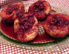 Grilled Peaches With Raspberries