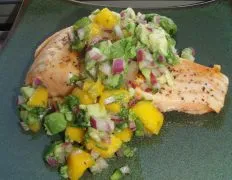 Grilled Salmon And Mango Salsa