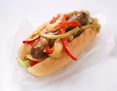 Grilled Sausage And Peppers Hoagie