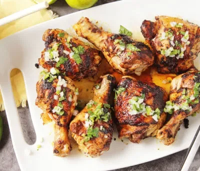 Grilled Southwestern Chicken Topped with Zesty Lime Butter