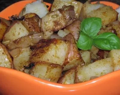 Grilled Spicy New Potatoes