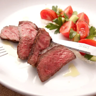 Grilled Steak With Garlic Yogurt Marinade