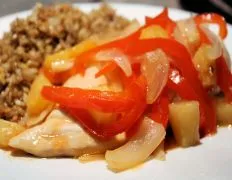 Grilled Sweet And Sour Chicken Packets