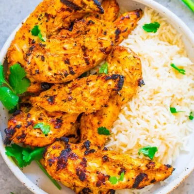 Grilled Tandoori Chicken Pieces