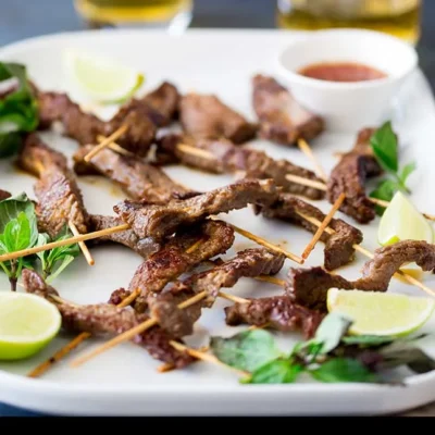 Grilled Thai Beef Skewers