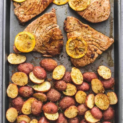 Grilled Tuna Steaks With Lemon Pepper