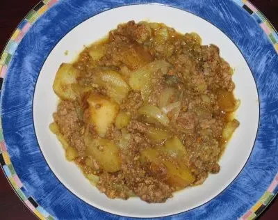 Ground Beef And Potato Curry