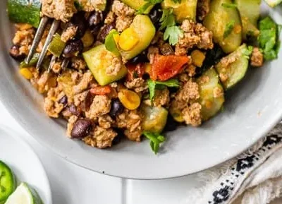 Ground Turkey Skillet With Zucchini